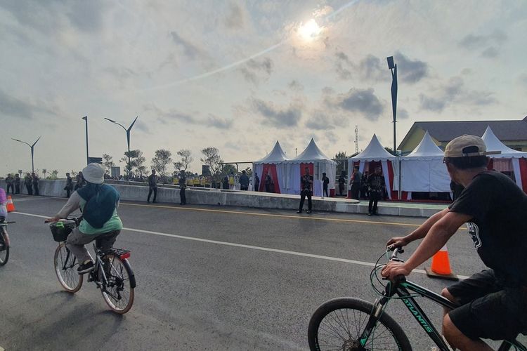 Presiden Jokowi Resmikan Jembatan Kretek II Bantul. Foto: Ist