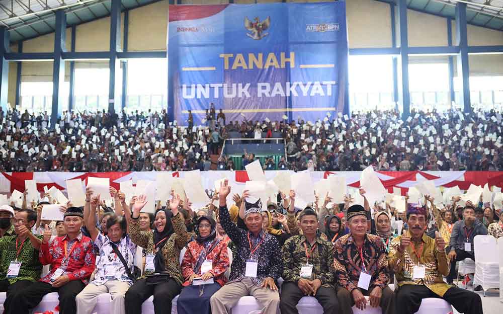 Upacara Peringatan Hari Agraria dan Tata Ruang (Hantaru) 2025, di Jakarta, Rabu (24/09/2025).