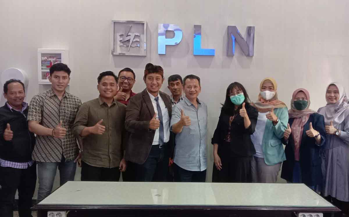 PLN UP3 Malang saat bertemu pihak pengembang perumahan Panorama Garden.