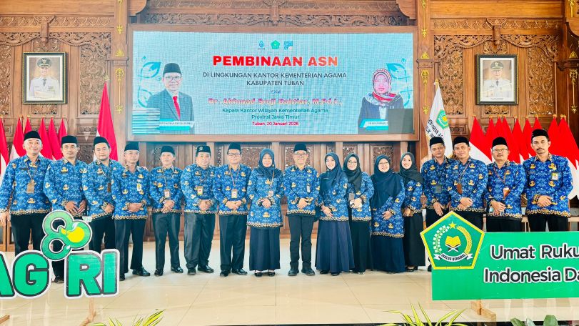 Kegiatan pembinaan ASN Kemenag Tuban oleh Kakanwil Kemenag Jatim