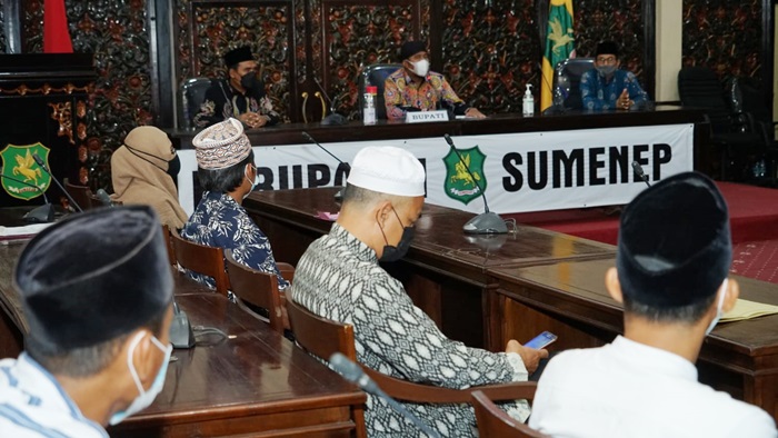 Acara Seleksi Program Pemberdayaan Huffadz Pemprov Jatim Tahun 2021, di kantor bupati, Selasa (24/08/2021).