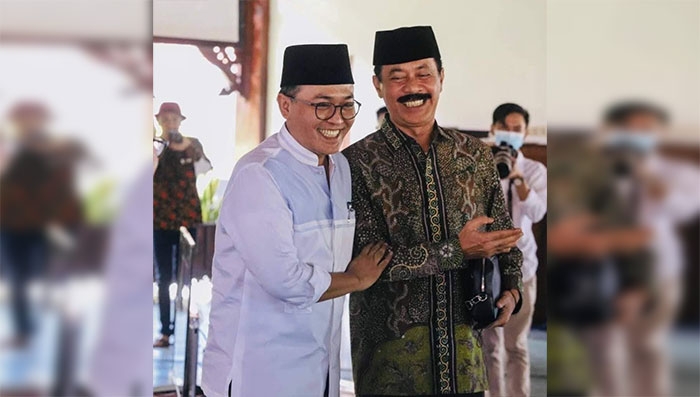 Bupati Pamekasan, Baddrut Tamam, bersama wakilnya, RB Fattah Jasin. Foto: Ist