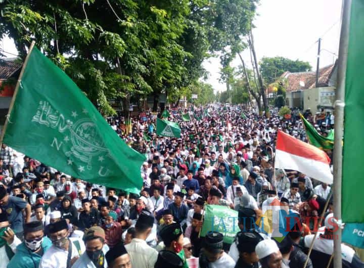 Warga NU selalu membludak dalam perhelatan NU. Foto: istimewa