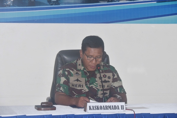 Kepala Staf Koarmada (Kaskoarmada) II, Laksamana Pertama TNI Ahmadi Heri Purwono, S.E., M.M.,