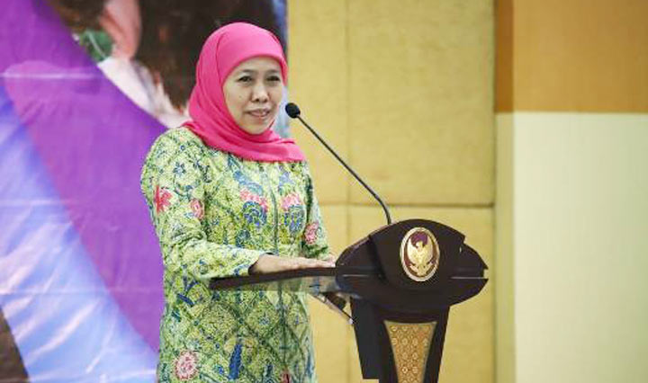Gubernur Jawa Timur Khofifah Indar Parawansa. foto: Istimewa/ BANGSAONLINE.com