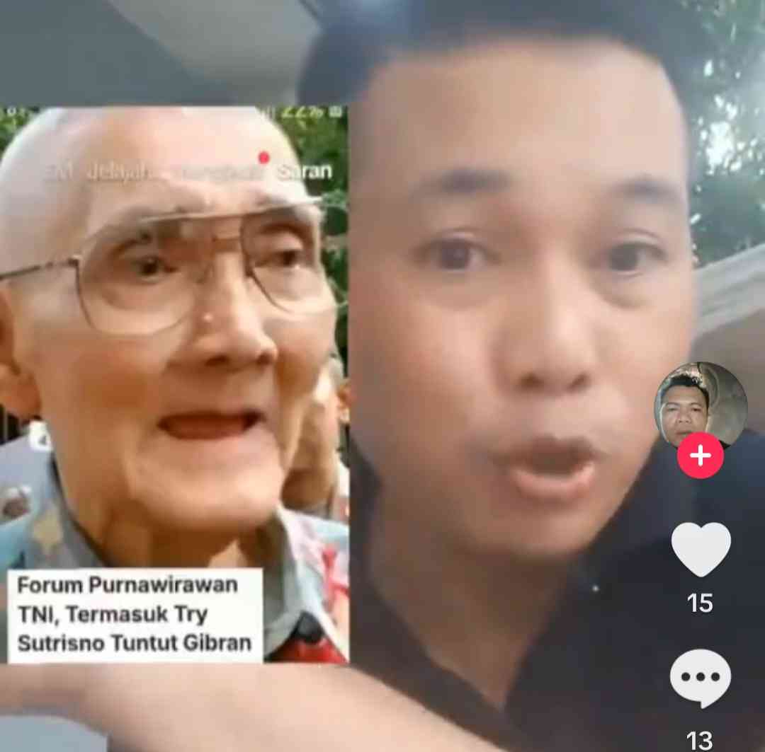 Hina Mantan Wapres Try Sutrisno karena Minta Gibran Dicopot, Pendukung Gibran Minta Maaf