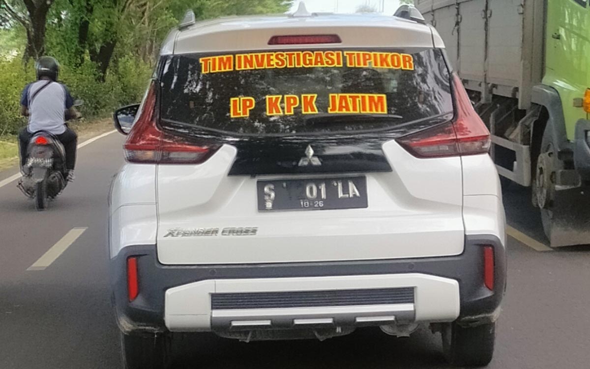Mobil Bertuliskan LP KPK Viral di Bojonegoro, Polisi Cari Keberadaannya