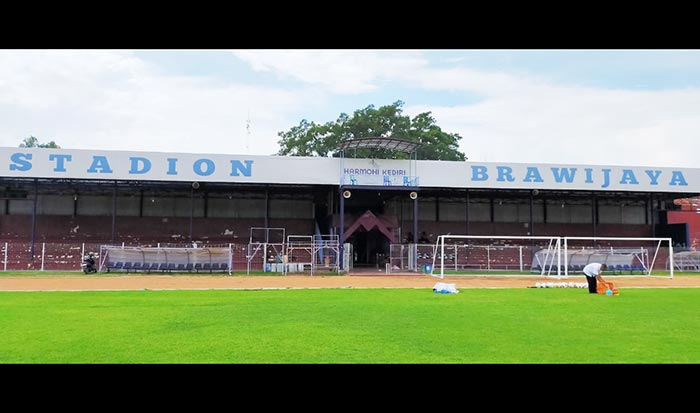 Stadion Brawijaya Kota Kediri siap menjadi laga home Persik Kediri.