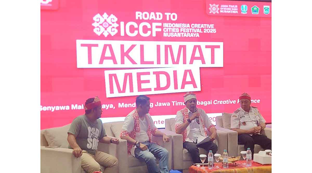 Konferensi pers terkait ICCF 2025 di Kota Malang.