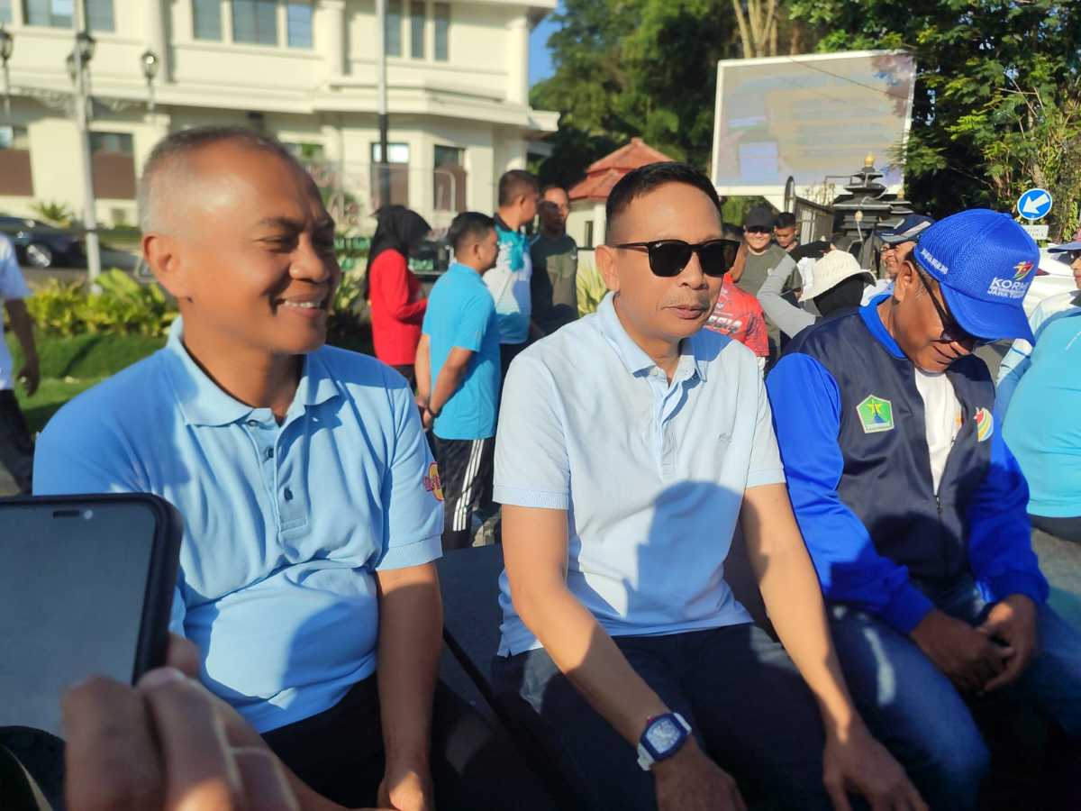 Wali Kota Malang, Wahyu Hidayat di acara Heritage Fun Walk