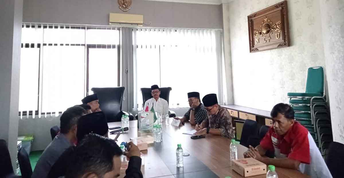 Audiensi yang dilakukan Lira ke PCNU Kabupaten Pasuruan.