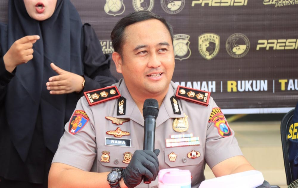 AKBP Ramadhan Nasution, Kapolres Gresik.