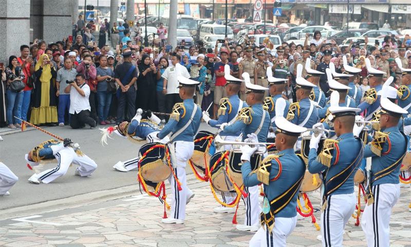 Penampilan Satlat Kartika Jala Krida 2019.