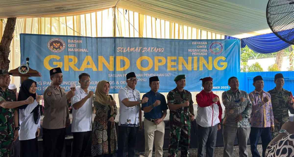 Peresmian SPPG Yayasan Cinta Nusantara Persada, Kota Pasuruan.