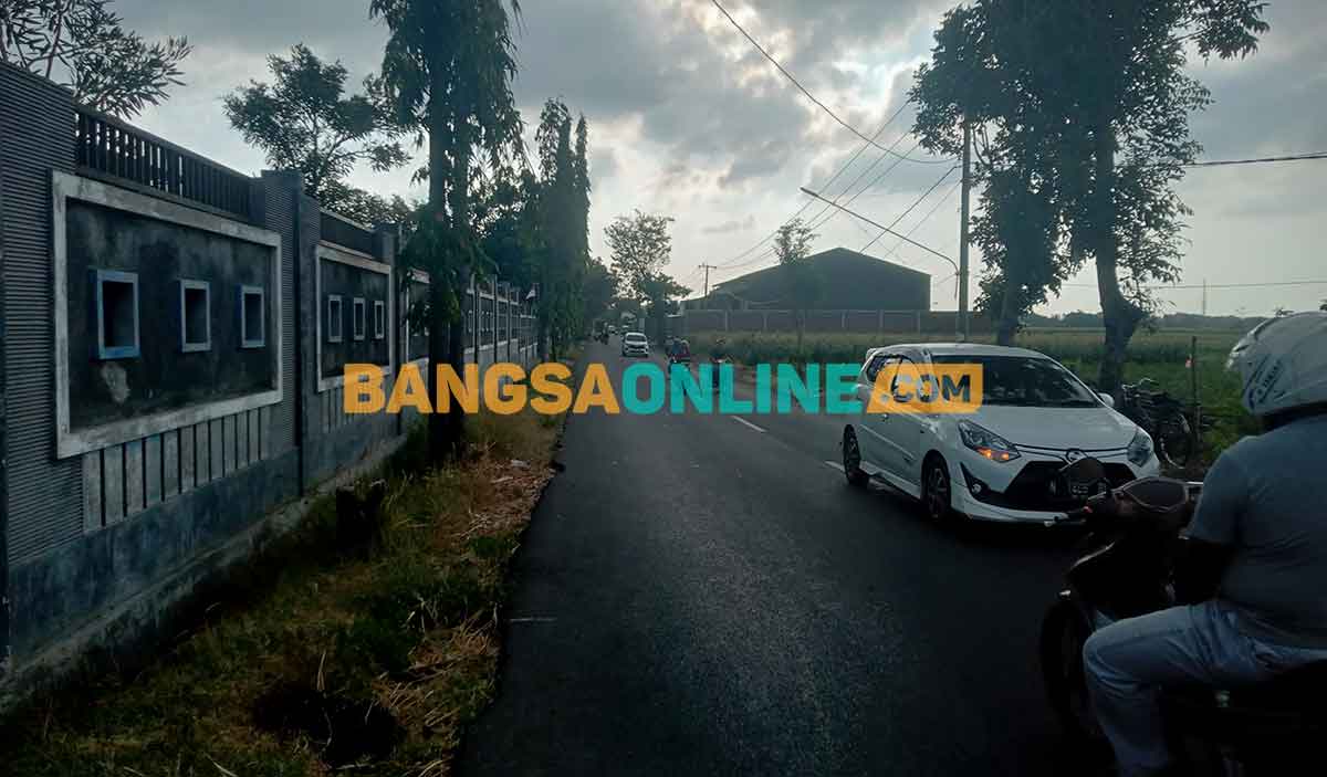 Lokasi pembegalan Bacaleg NasDem Kota Probolinggo. Foto: SUGIANTO/BANGSAONLINE