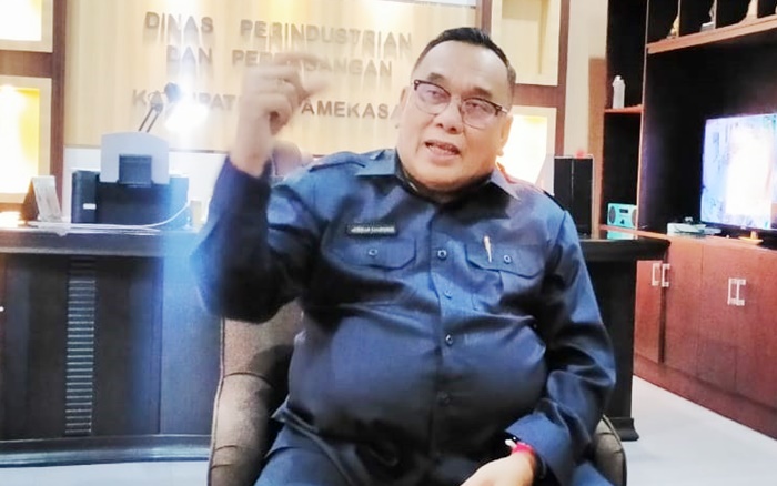 Kadis Perindustrian dan Perdagangan Kabupaten Pamekasan, Achmad Sjaifuddin.