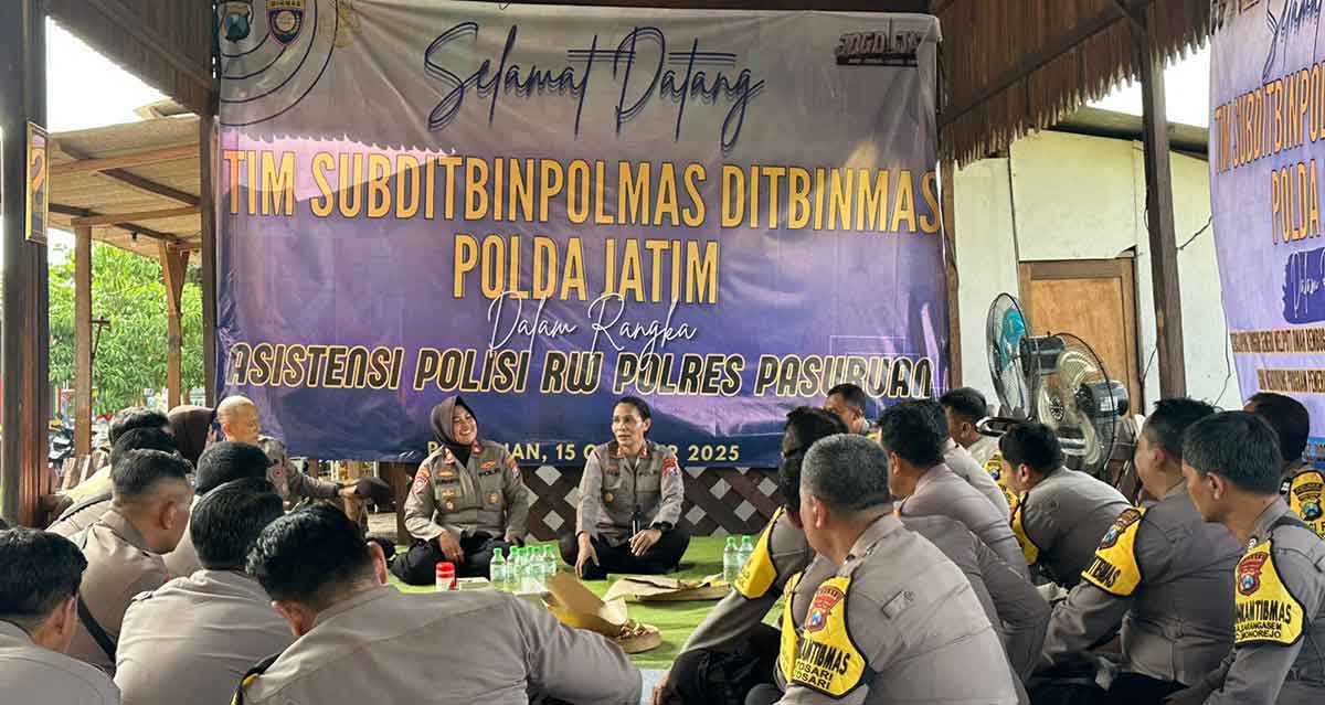 Kunjungan yang berlangsung di Kampung Tangguh Semeru, Wonorejo, Kabupaten Pasuruan.