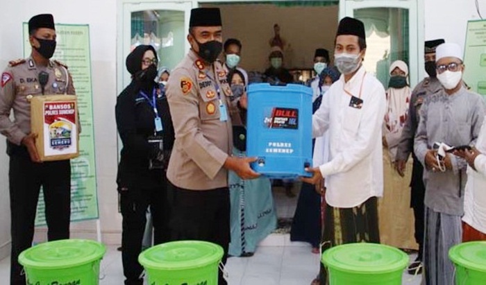 Polres Sumenep Launching Pondok Pesantren Tangguh Covid-19 di Guluk-Guluk