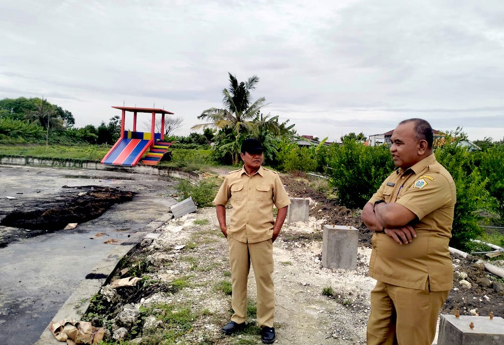 Tambah PADes dengan Bangun Kolam Renang, Pemdes Golokan Diapresiasi Kecamatan Sidayu Gresik