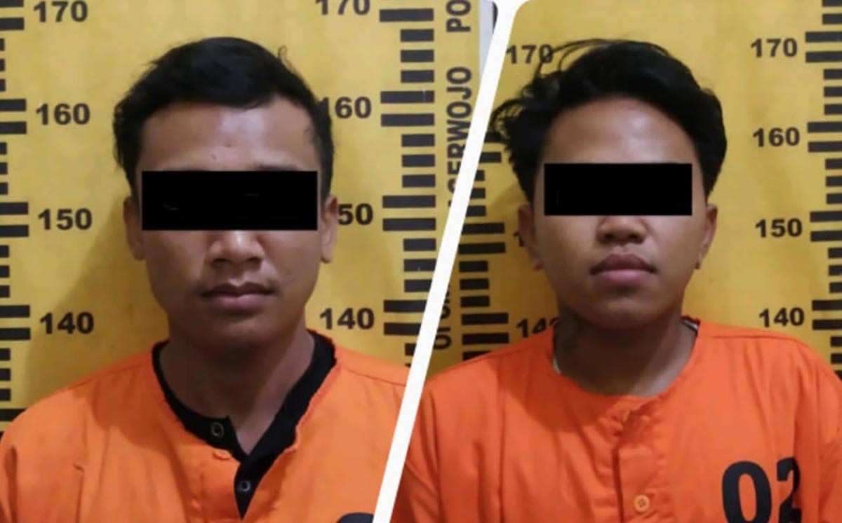 Kedua tersangka spesialis pencurian toko kelontong.