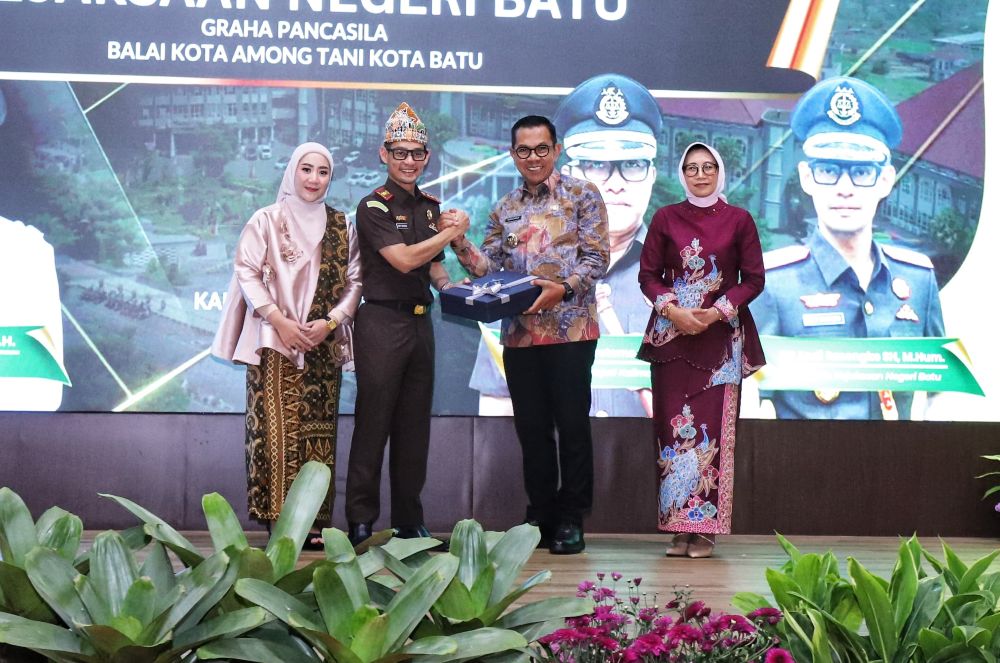 Pisah Sambut Kajari Batu, Wali Kota Nurochman Tegaskan Sinergi Penegakan Hukum dan Pembangunan