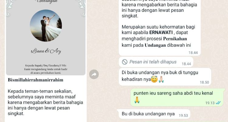 Waspada Modus Penipuan Baru Gunakan Link Undangan Pernikahan. Foto: Ist