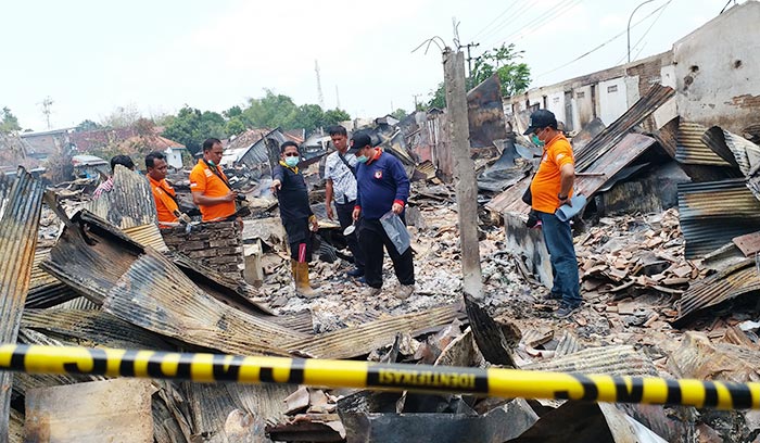 Dalami Kasus Kebakaran Pasar Tanah Merah, Polres Bangkalan Datangkan Tim Puslabfor Mabes Polri