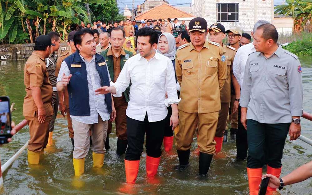 Plt. Gubernur Jatim Tinjau Kondisi Banjir di Lamongan, 25 Rumah Terdampak Bakal Dapat Bantuan