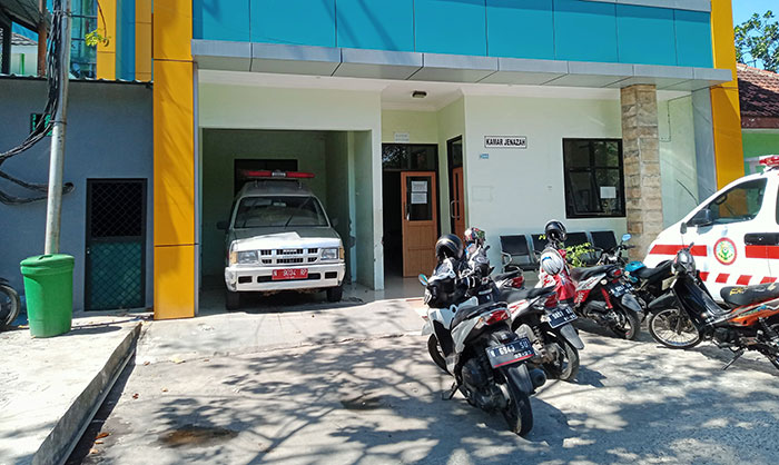 Suasana di kamar mayat RSUD dr Mohamad Saleh, Kota Probolinggo.