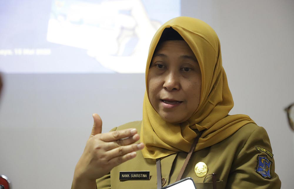 Nanik Sukristina, Kepala Dinkes Kota Surabaya. Foto: Hms