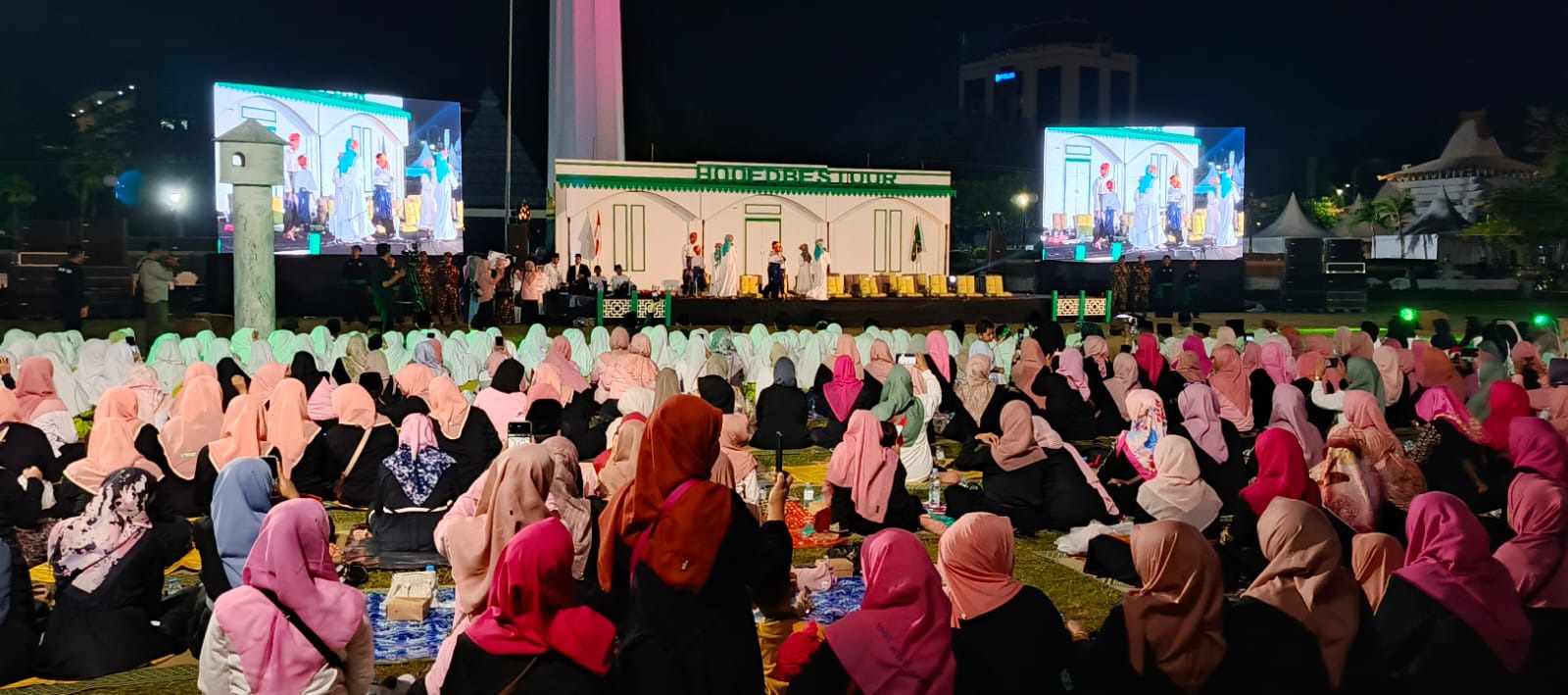 Hari Santri Nasional 2024, PCNU Gelar Drama Kolosal Resolusi Jihad di Tugu Pahlawan Surabaya