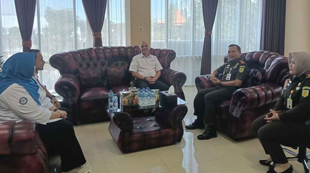 Audiensi antara BPJS Kesehatan dengan Kejari Gresik.