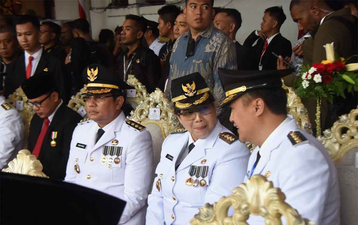 Pj Wali Kota Kediri Ambil Bagian di Puncak Peringatan Hari Otoda 2024