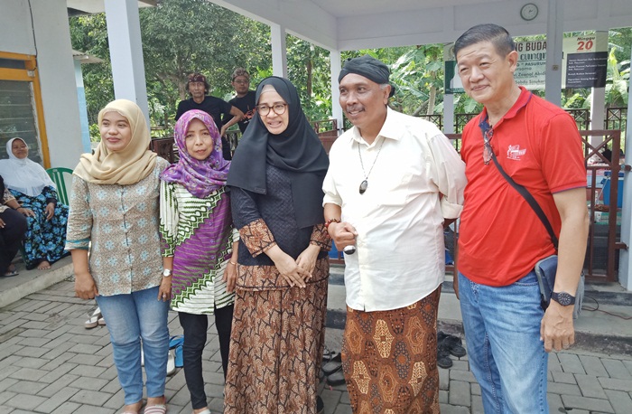 Evi Zainal Abidin bersama Lukas Ketua Badan Promosi Kepariwisataan dan Ki Bagong Ketua DK3.