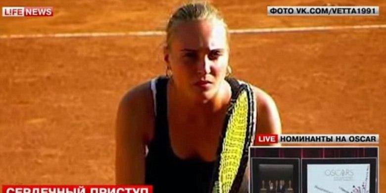 Usai Pingsan, Petenis Cantik Rusia Meninggal di Lapangan