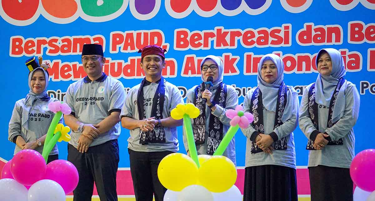 Peringatan Gebyar PAUD 2025 di Kota Pasuruan.