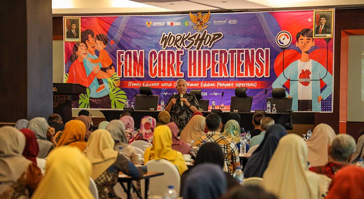 Workshop Fam Care Hipertensi di Kota Kediri. Foto: Ist
