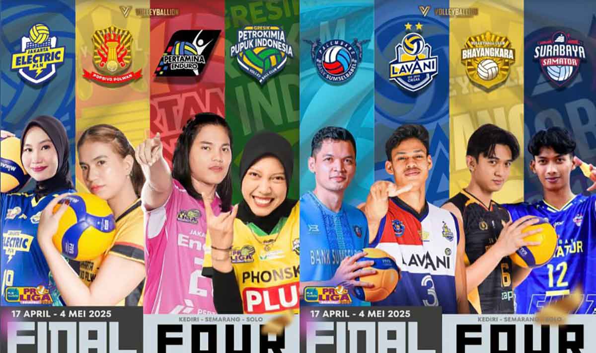 Final Four Proliga 2025 Dimulai, Persaingan Makin Sengit