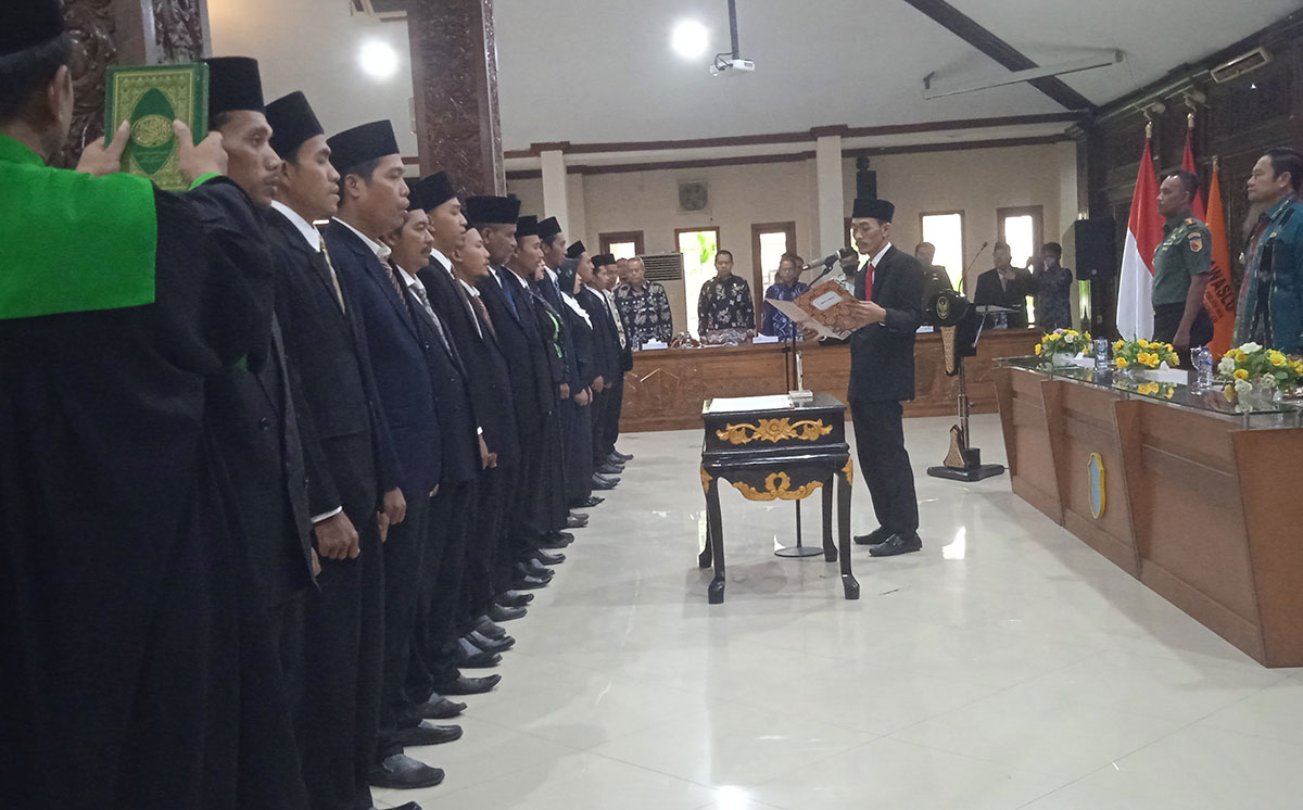 Sambut Pemilu 2024, 81 Panwascam se-Kabupaten Lamongan Dilantik