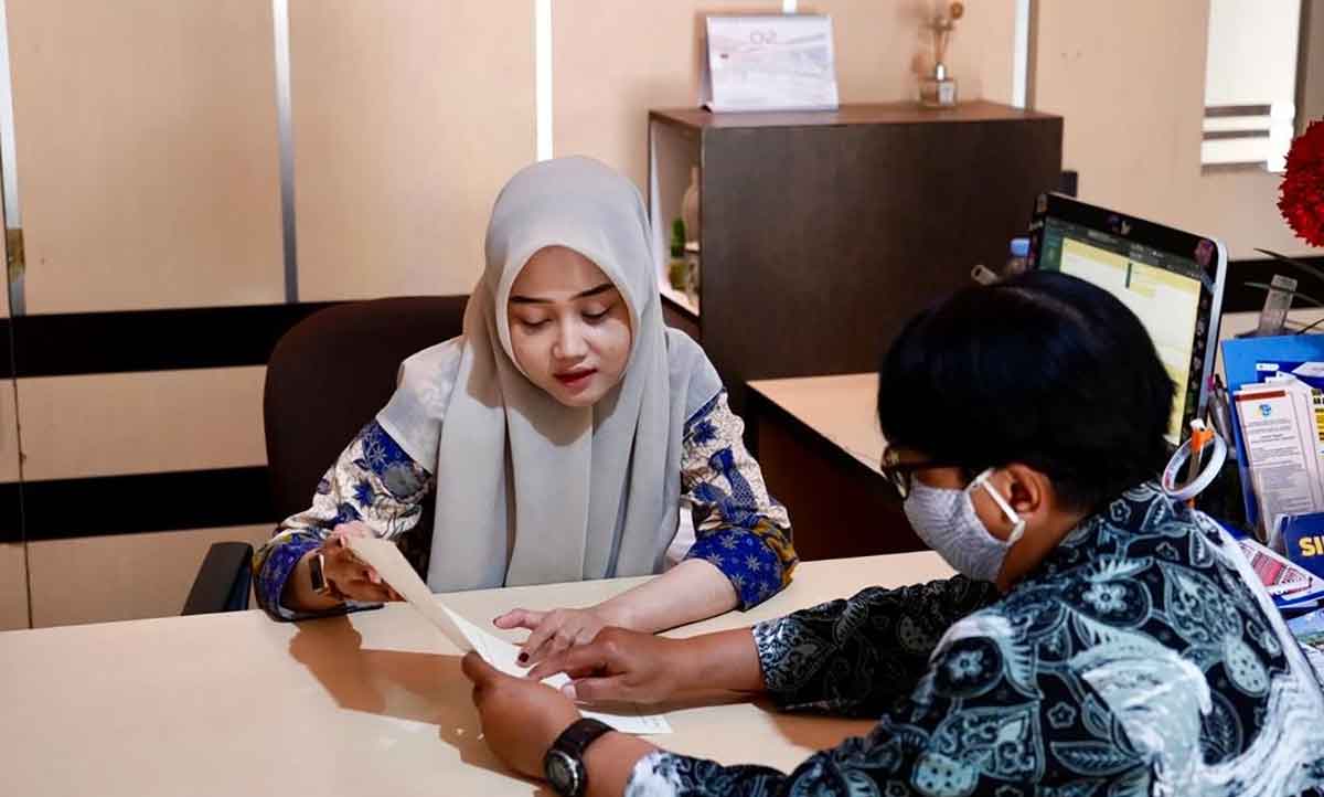 Pelayanan sertifikat Kementerian ATR/BPN. 