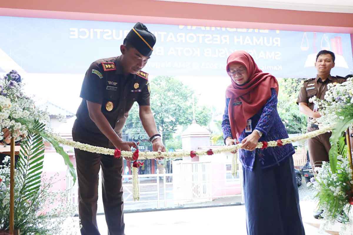 Kejaksaan Negeri Resmikan Rumah Restorative Justice Di Sma Negeri Batu