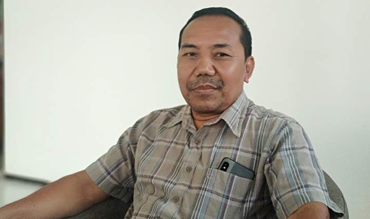 Koordinator Sekertaris Bawaslu Pacitan, Sudaryono. foto: YUNIARDI SUTONDO/ BANGSAONLINE