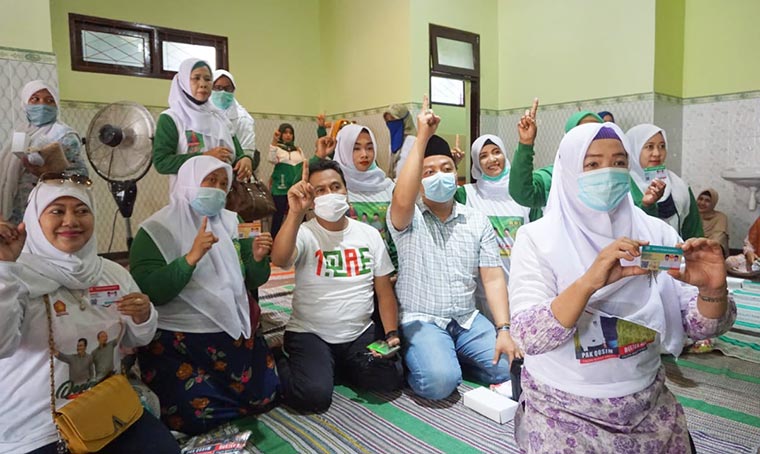 Qosim-Alif saat kampanye. foto: ist.