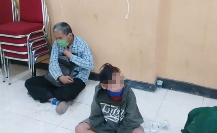 Para gepeng dan anjal yang terciduk razia.