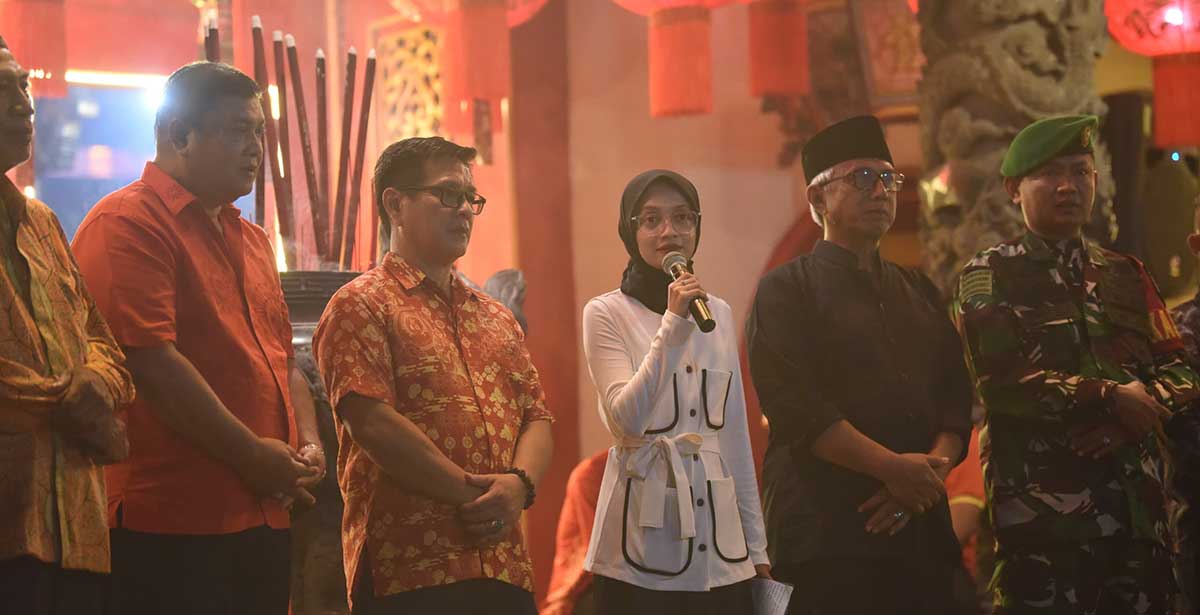 Wali Kota Kediri saat memberi sambutan. Foto: Ist