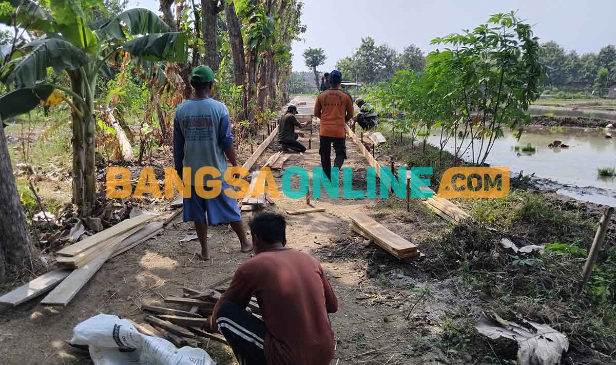 Permudah Akses untuk Pertanian, Pemdes Krandegan Laksanakan JUT