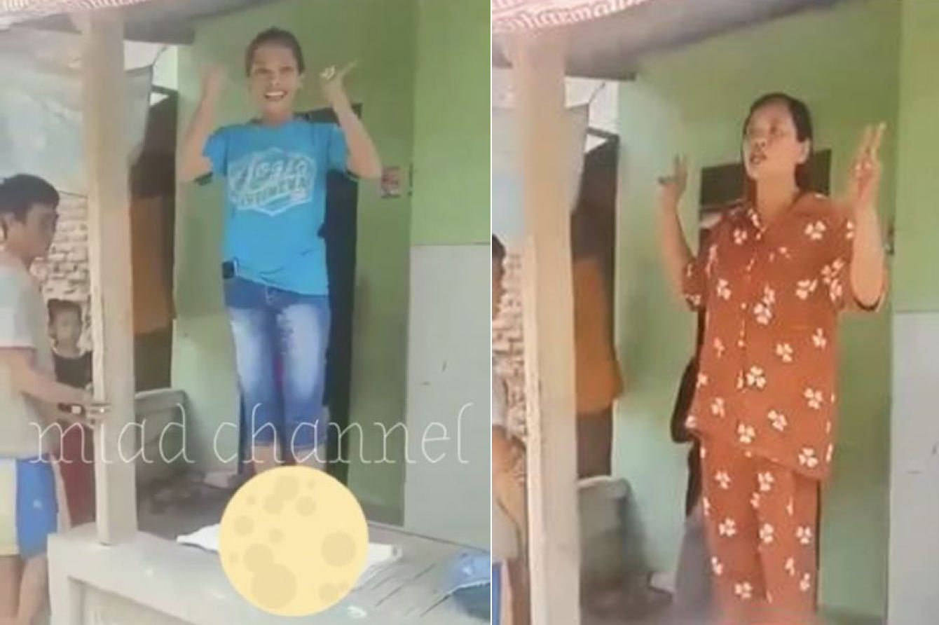 Inilah salah dua dari tiga wanita yang bersumpah menginjak al-Quran. foto: tangkapan layar/detik.com