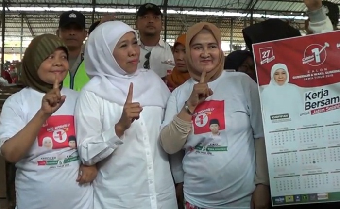 Sapa Pedagang Pasar Madyopuro Malang, Khofifah Tawarkan KUR
