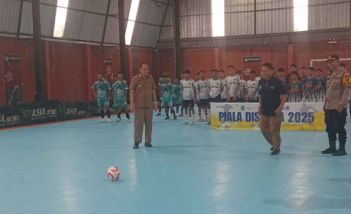 Pembukaan kompetisi futsal di Kabupaten Pasuruan.