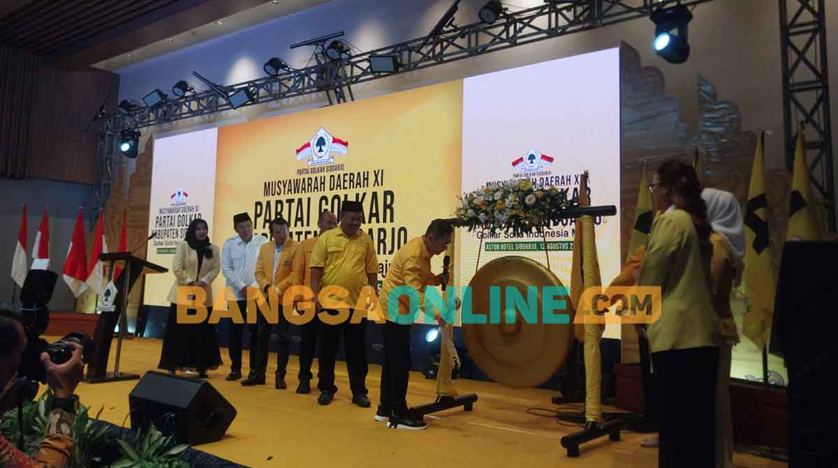 Kembali Pimpin Golkar Sidoarjo, Adam Rusydi Fokus Rangkul Gen Z dan Rangkul Pemerintah Daerah